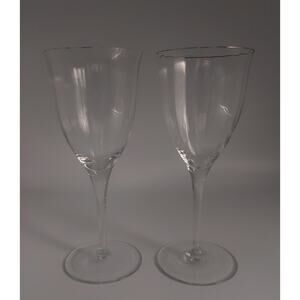 Gorham Crystal Wine or Water Glass - Laurin - Set of 2 1982-1999